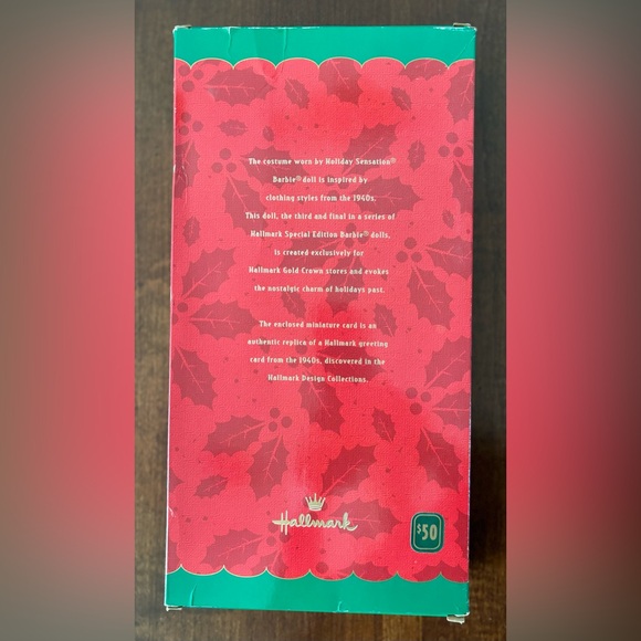 Gold Crown Hallmark Holiday Sensation Barbie 1998 Holiday Homecoming - Picture 7 of 11